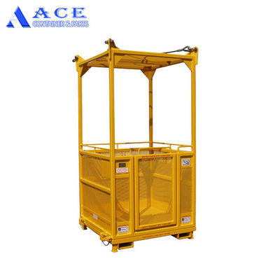 45C Lifting Angle 3CBM DNV 2.7-1 Steel Dry Container Offshore Personal Transfer Basket met CSC en BV Certificaten