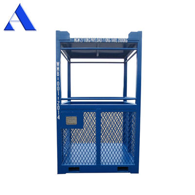 45C Lifting Angle 3CBM DNV 2.7-1 Steel Dry Container Offshore Personal Transfer Basket met CSC en BV Certificaten