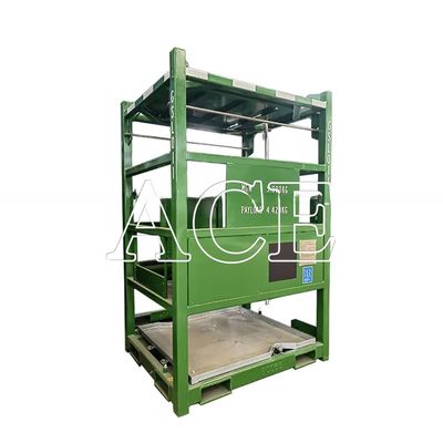 Op maat gemaakte 550GAL DNV 2.7-1 IBC tankcontainer van standaard offshore staal met liftraam, gecertificeerd door CSC en BV