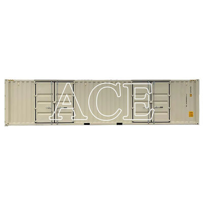 40ft hoge kubus open zijde scheepvaartcontainer met 12192 x 2438 x 2896 mm Externe afmetingen en aanpasbare kenmerken