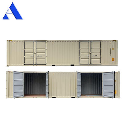 40ft hoge kubus open zijde scheepvaartcontainer met 12192 x 2438 x 2896 mm Externe afmetingen en aanpasbare kenmerken