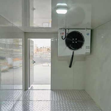 R134a/R404A Koelmiddel 12m Lengte 60 cbm 40ft Koelbak Koelruimte Berging Duurzame aluminium T-bar vloer
