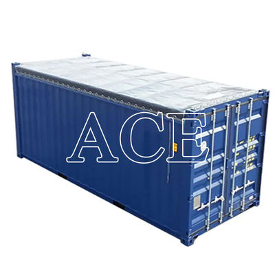 33.2 CBM Capaciteit 20 ft Soft Type Open Top Container met Tarpaulin Cover Top laden en verzenden