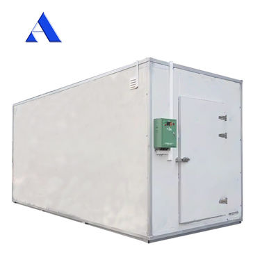 4x2.2x2.5m Mobiele 13ft mini drinkbare koelvriezer en koelcontainer Koelopslagruimte met aluminium T-bar vloer
