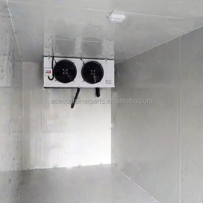 4x2.2x2.5m Mobiele 13ft mini drinkbare koelvriezer en koelcontainer Koelopslagruimte met aluminium T-bar vloer