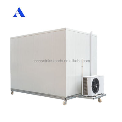 2.8x2x2.2m Mini draagbare koelruimte met aluminium T-bar vloer en MGSS buitenmuur