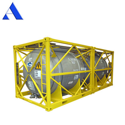 16000L DNV 2.7-1 Standard 20ft Frame UN T11 roestvrij staal Tote Offshore Tank Container voor internationaal vervoer