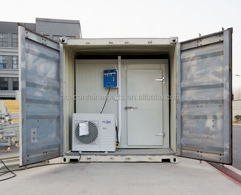 20ft Reefer-container koelruimte met aluminium T-bar vloer en R134a/R404A koelmiddel