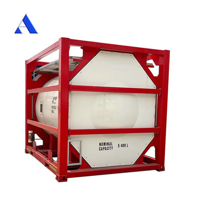 10ft DNV 2.7-1 Standard Frame Container Certified Offshore Tank Interne afmetingen l x W x H mm 7,6 tot 8,2 cbm