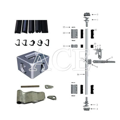 Professioneel van ISO Marine 20ft 40ft scheepscontainer reserveonderdelen en accessoires met hardhouten vloermateriaal