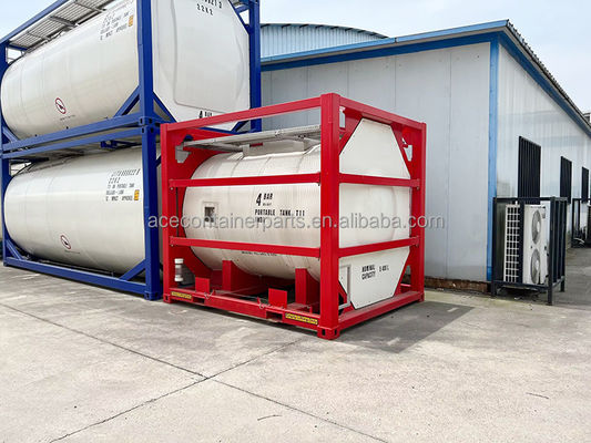 10ft DNV 2.7-1 Standard Frame Container Certified Offshore Tank Interne afmetingen l x W x H mm 7,6 tot 8,2 cbm