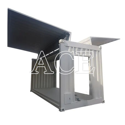 SPA-H Corten-A 20ft Electric Hydraulic Wing Flying Opening Dry Shipping Container zijdeur met zijde open ontwerp