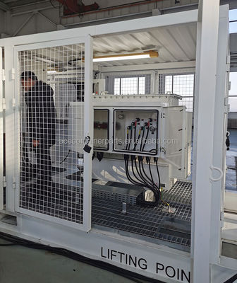 5ft 6ft 8ft 9ft 10ft 45ft 48ft 53ft C5 H Verfkracht Transformer Stalen vloer voor Compressor Frame Skid en efficiëntie