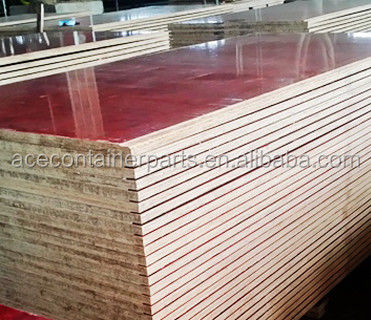 Verzendcontainervloeren 28 mm Bamboe houten vloerplaten met WBP-lijm en milieuvriendelijk materiaal