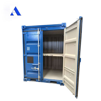DNV 2.7-1 Standaard 6ft offshore droogcontainer met middendek staal en corten materiaal optionele kleur/logo