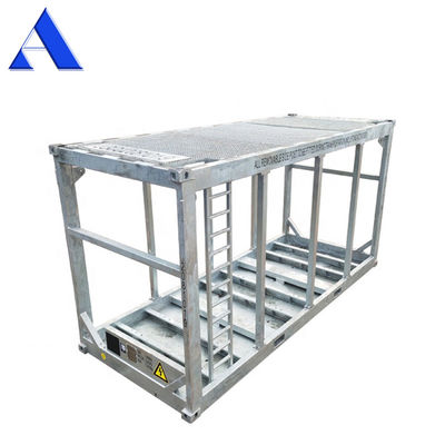 10ft DNV 2.7-1 Offshore Container Equipment Lifting Frame Skid op bestelling gemaakt met interne afmetingen 2700 x 2000 x 1900 mm