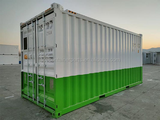 20ft gesloten doos Dubbele deuren Corten staal CCU-eenheden voor oliebooringen DNV 2.7-1 Standard Offshore Container Cargo Transport
