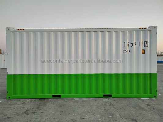 20ft gesloten doos Dubbele deuren Corten staal CCU-eenheden voor oliebooringen DNV 2.7-1 Standard Offshore Container Cargo Transport