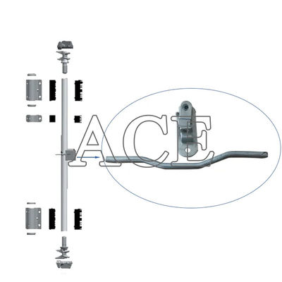 Hoog beveiligde scheepvaartcontainers Deur slot set Zilver gesmeed of plat handvat met ISO onderdelen en accessoires