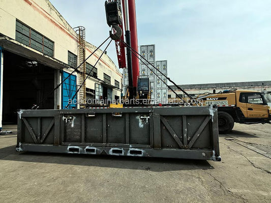 DNV 2.7-1 / ISO 10855 Standard 6.6m Offshore Cargo Basket met 4 poten gemaakt van Corten staal en gecertificeerd door BV