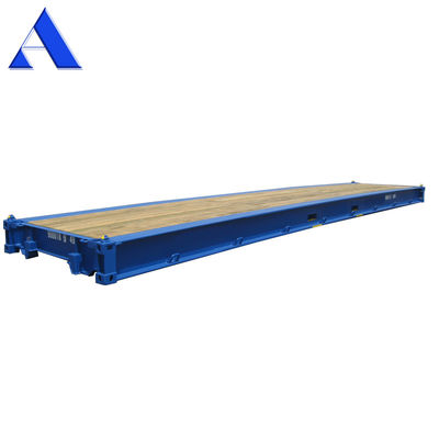 12 meter 40 voet CSC gecertificeerd droogstaalcontainerplatform met interne afmetingen van 12192 x 2438 x 482 mm