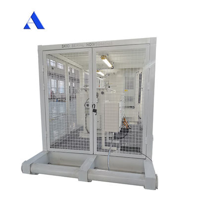 Hoge capaciteit 20 voet scheepvaartcontainer frame skid voor variabele frequentie aandrijving compressor en vermogen transformer