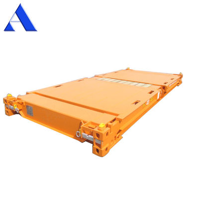 20ft 20ft 20 Flat Rack Flatrack Container Ocean Shipping Containers Tare Gewicht 2750KGS Floor 28mm Plywood Floor