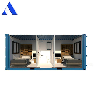 Custom Made Luxury Prefab Container House Flexibel ontwerp met aluminium raam en 20ft Shipping Container