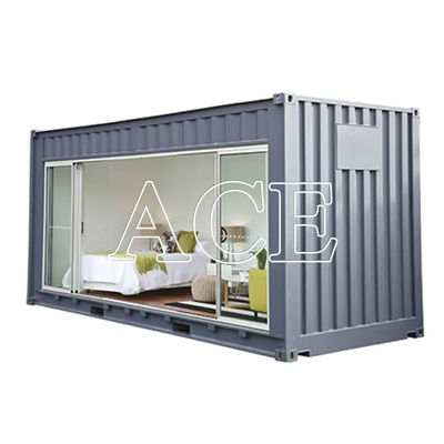 Custom Made Luxury Prefab Container House Flexibel ontwerp met aluminium raam en 20ft Shipping Container