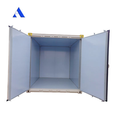 Stalen vloer 10ft offshore geïsoleerde container met aangepaste kleur/logo DNV 2.7-1 Certificering en isolatie