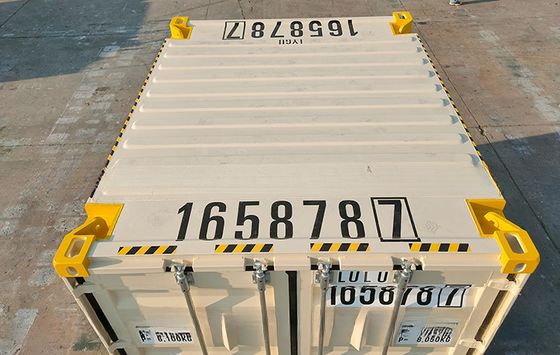 Stalen vloer 10ft offshore geïsoleerde container met aangepaste kleur/logo DNV 2.7-1 Certificering en isolatie