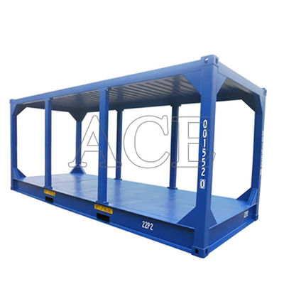 Gemakkelijke en mobiele 20ft aangepaste scheepvaartcontainerframes met Corten staal of gegalvaniseerd materiaal
