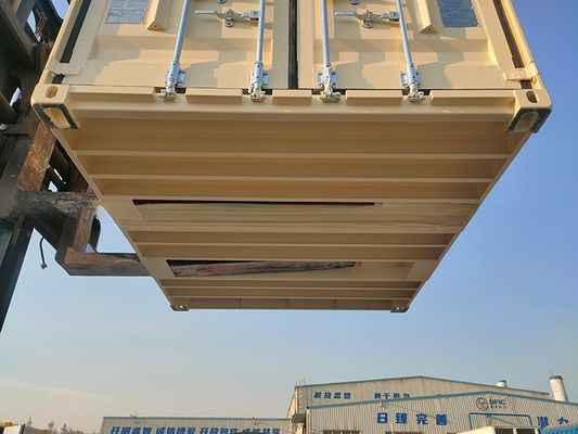Stalen vloer 10ft offshore geïsoleerde container met aangepaste kleur/logo DNV 2.7-1 Certificering en isolatie