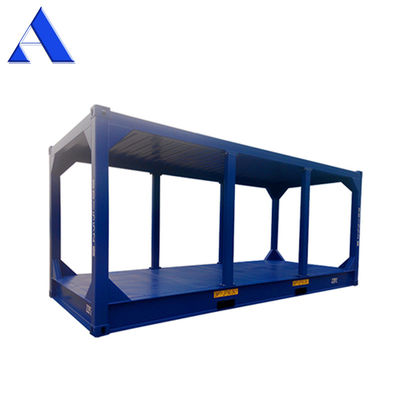 Gemakkelijke en mobiele 20ft aangepaste scheepvaartcontainerframes met Corten staal of gegalvaniseerd materiaal