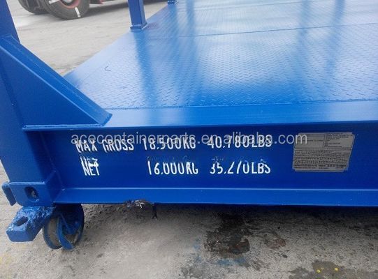 Gemakkelijke en mobiele 20ft aangepaste scheepvaartcontainerframes met Corten staal of gegalvaniseerd materiaal