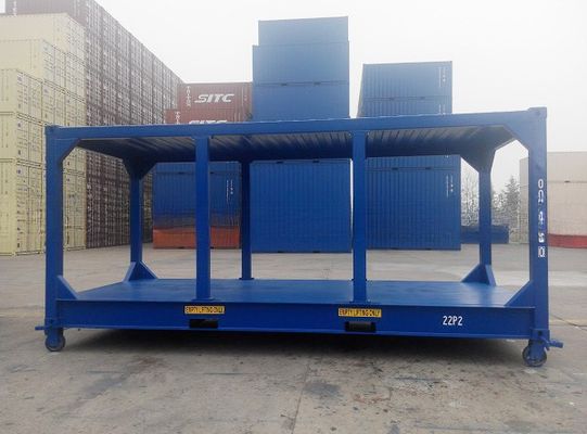 Gemakkelijke en mobiele 20ft aangepaste scheepvaartcontainerframes met Corten staal of gegalvaniseerd materiaal