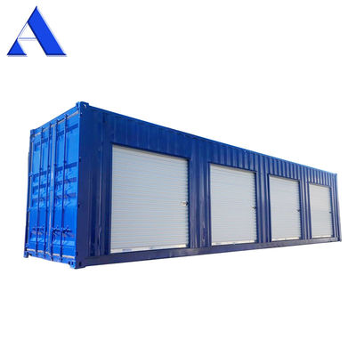 Pop Up Roller Shutter Side Door 20ft 40ft Self Storage Shipping Container in Shandong Hebei met vloer van triplex of staal