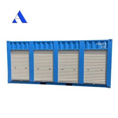 Pop Up Roller Shutter Side Door 20ft 40ft Self Storage Shipping Container in Shandong Hebei met vloer van triplex of staal