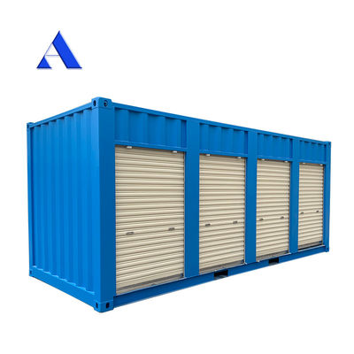 Pop Up Roller Shutter Side Door 20ft 40ft Self Storage Shipping Container in Shandong Hebei met vloer van triplex of staal