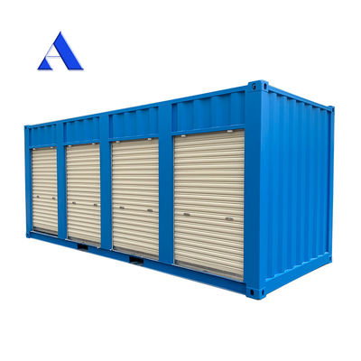 Pop Up Roller Shutter Side Door 20ft 40ft Self Storage Shipping Container in Shandong Hebei met vloer van triplex of staal