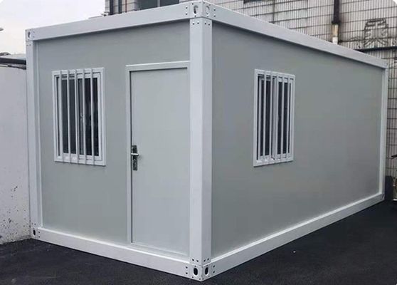 1 deur 3m 6m 7m lengte snel gemaakt eenvoudig bouwen montage 20ft flat pack container huis kantoor met optionele toilet en douche