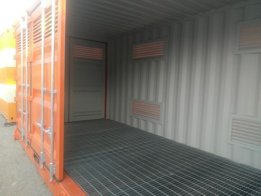 Zijdeur Opening 20ft 20ft Gevaarlijke goederen Chemische opslag Vervoerscontainer met 2700L Bund Cap en 31 cbm Capaciteit