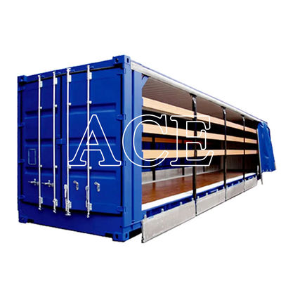 12192 x 2550 x 2896 mm Hoog Kubus 40ft Container met PVC-gordijn