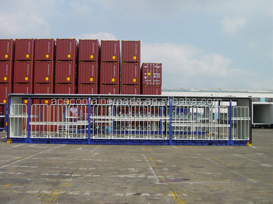 12192 x 2550 x 2896 mm Hoog Kubus 40ft Container met PVC-gordijn