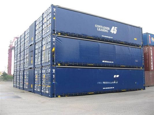12192 x 2550 x 2896 mm Hoog Kubus 40ft Container met PVC-gordijn