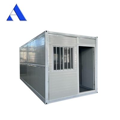 Snel installeerbaar opvouwbaar opvouwbaar 20ft 6m Flat Rack Storage Container House met Sandwich Panel