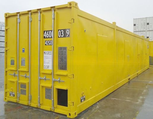 40ft Offshore Container DNV 2.7-1 Standaard 40 voet droogcontainer voor KSA VAE Corten Steel Customized Logo en 4 Legs Sling