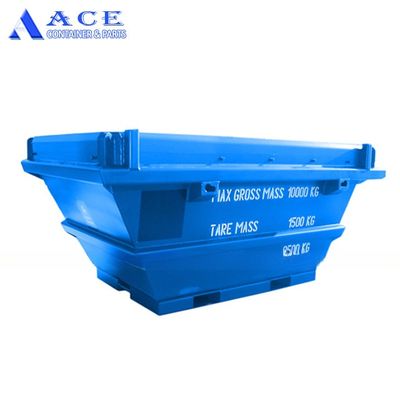 3789mm Lengte 6,5 CBM DNV Standaard staal Offshore afval Skip Onshore afvalcontainer Transport voor afvalverwijdering