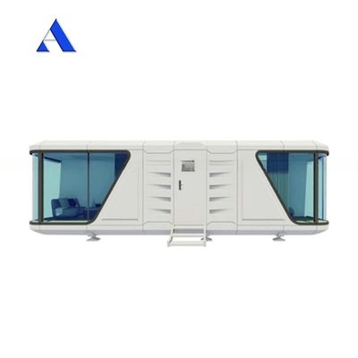 2024 Prefab Luxe Modulaire Moderne Apple Cabin Ruimte Capsule Container House Maison Capsule Spatiale voor Mgo Board en PVC vloer