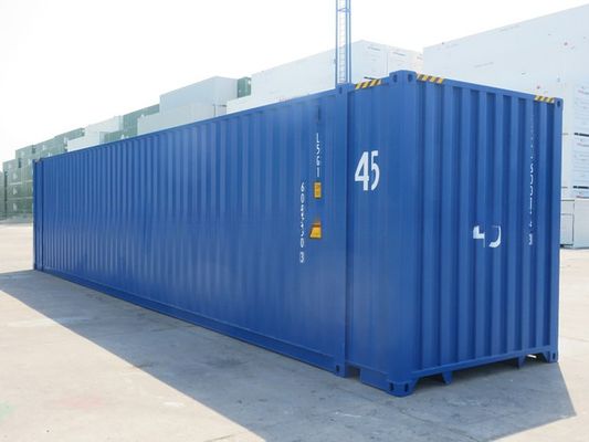 Hoge kubus 45ft Hard Top Open Top Shipping Container Maximale lading van 24980kg voor grootschalige scheepvaart